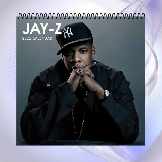 Discover Jay-Z 2026 Calendar, Hip Hop Wall Calendar, Rap Music Art Poster, Fan Gift