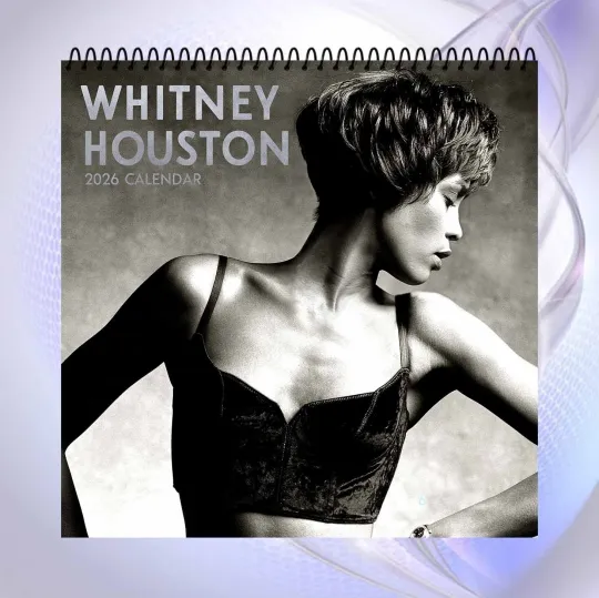 Discover Whitney Houston 2026 Calendar, Music Legend Wall Calendar, Classic Soul Art Post