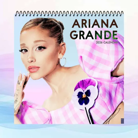 Ariana 2026 Calendar, Pop Star Wall Calendar, Aesthetic Art Poster