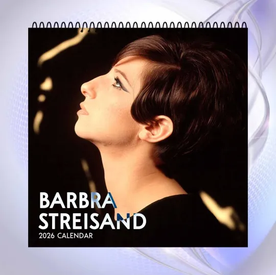 Discover Barbra Streisand 2026 Calendar, Classic Music Wall Calendar, Vintage Art Poster