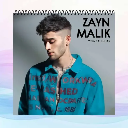 Zayn Malik 2026 Calendar, Singer Wall Calendar, One Direction Poster, Fan Gift