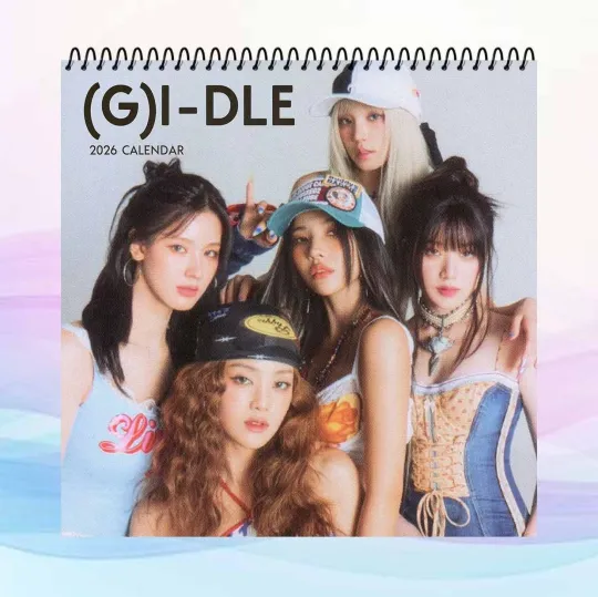 Discover (G)I-DLE 2026 Calendar, Kpop Girl Group Wall Calendar, Aesthetic Poster