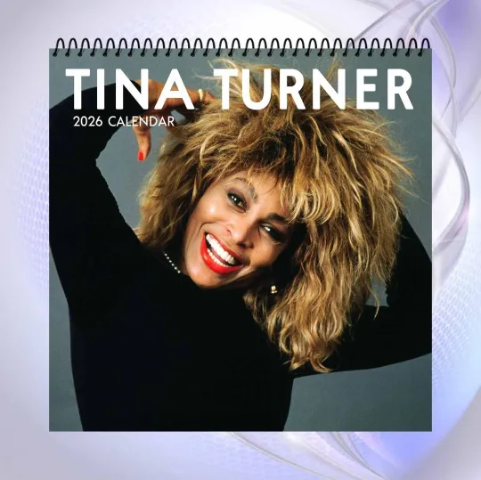 Discover Tina Turner 2026 Calendar, Rock Soul Legend Wall Calendar, Music Icon Poster