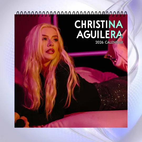 Discover Christina Aguilera 2026 Calendar, Pop Diva Wall Calendar, Music Star Art Poster