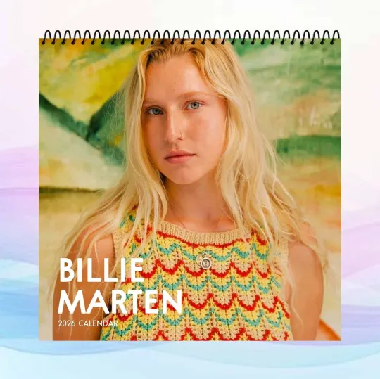 Billie Marten 2026 Calendar, Indie Folk Singer Calendar, Music Art Poster