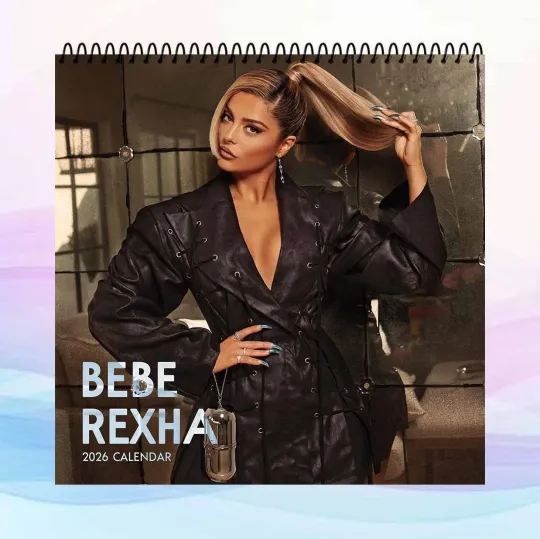 Discover Bebe Rexha 2026 Calendar, Pop Star Wall Calendar, Glamour Singer Poster