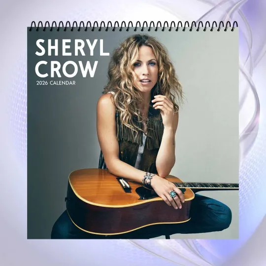Discover Sheryl Crow 2026 Calendar, Country Rock Wall Calendar, Music Legend Poster
