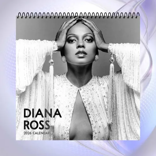 Discover Diana Ross 2026 Calendar, Soul Music Wall Calendar, Vintage Icon Art Poster