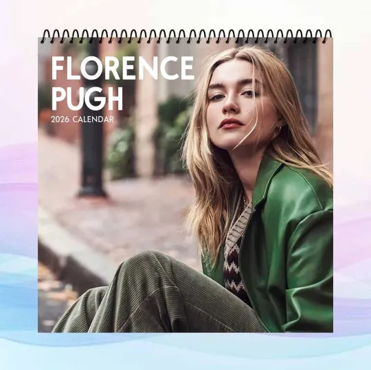 Discover Florence Pugh 2026 Calendar, Actress Wall Calendar, Movie Star Art Poster