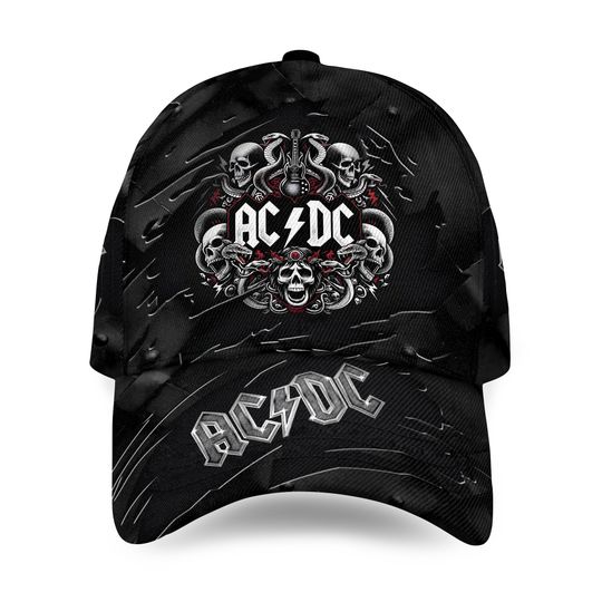 AC Pwr Up Tour 2025 Cap Rock Band Classic Cap, Pwr Up Tour Cap