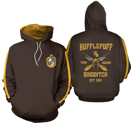 Hufflepuff Quidditch Team Harry Potter Hoodie