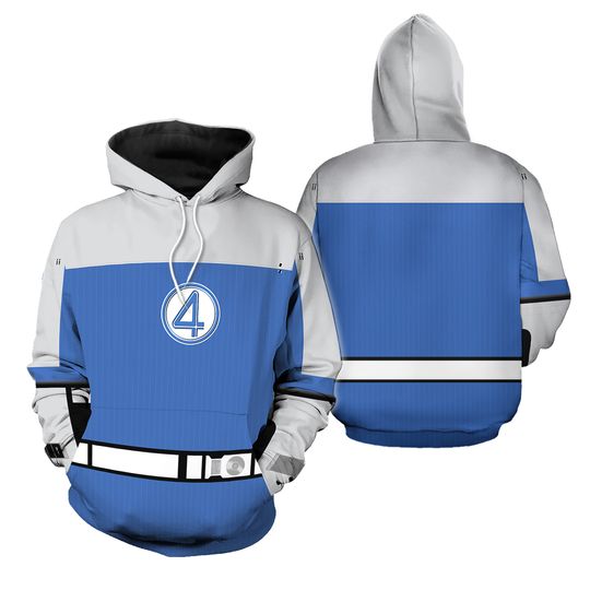 Johnny Storm Human Torch 3D Hoodie, Fantastic Four First Steps Hoodie Joggers Sets, Avengers Costume T-Shirt, Hero Cosplay Costume Tee