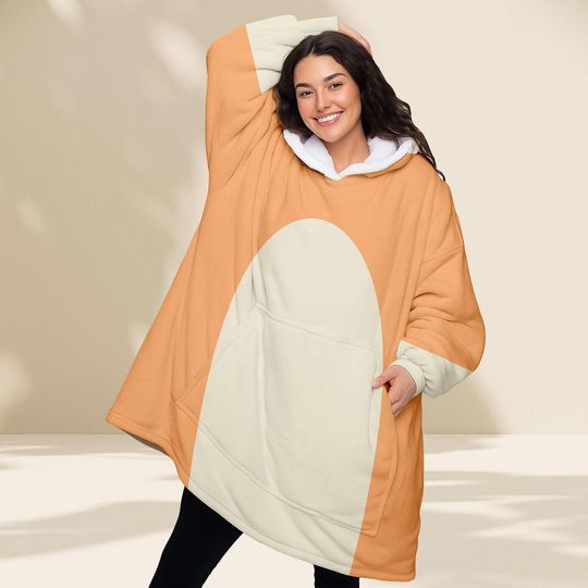 Discover Blue Dog Cosplay Christmas Hoodie Blanket, Mother Blue Dog Wearable Blanket Hoodie, Cozy Gift for Women, Cute Cozy Xmas Gift