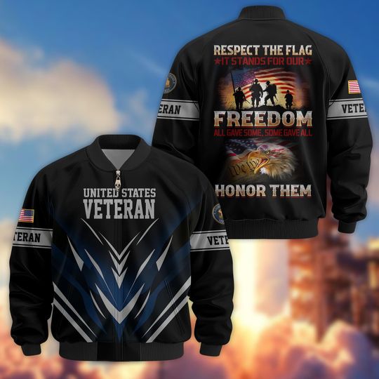 Discover Veterans Jackets, Military Men Jacket, Veteran Gifts for Men, Veterans Day Gifts for Honoring Heroes United States Veterans Jacket