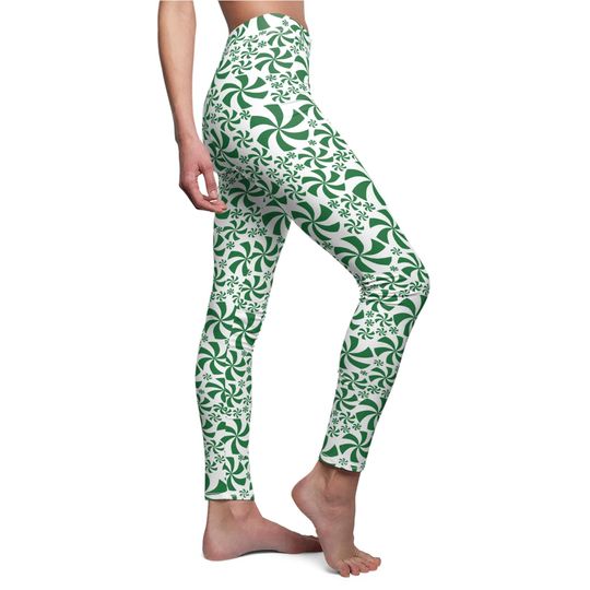 Discover Green Peppermint Leggings