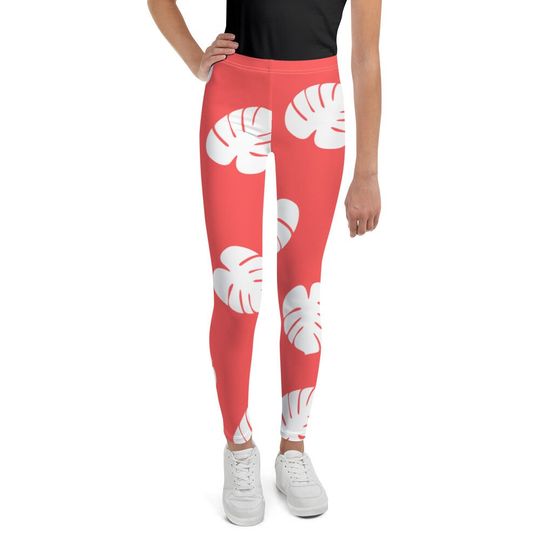 Discover Hawaiian Girl Inspired Youth Leggings, Gift For Women
