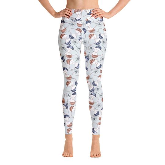 Discover Patriotic Ears Inspired Yoga Leggings, Gift For Women