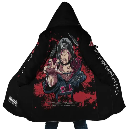Itachi Uchiha Shinobi Shippuden Dream Cloak Coat