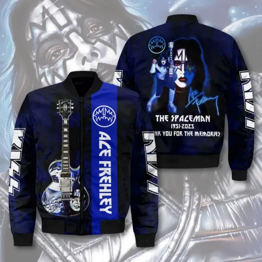Discover Ace Frehley 3D Bomber Jacket