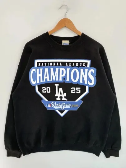 Los Angeles Dodgers 2025 National League Champions Sweatshirt