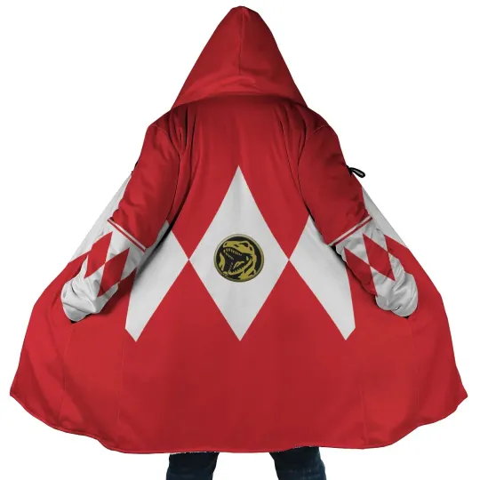 Discover Red Ranger Mighty Morphin Power Rangers Dream Cloak Coat