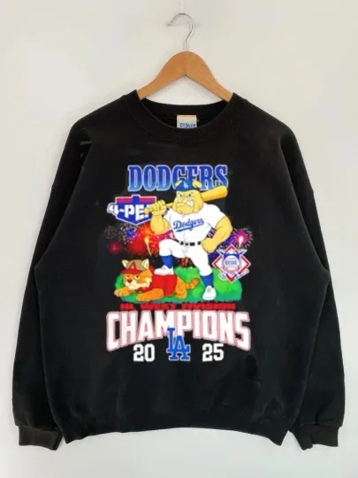 Los Angeles Dodgers NL West Division Champions 2025 Sweatshirt