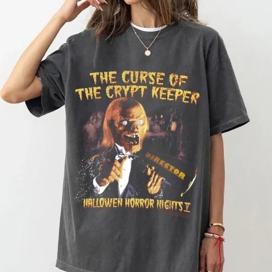 Discover The Curse of the Crypt Keeper Shirt, 1995 Halloween HN Shirt