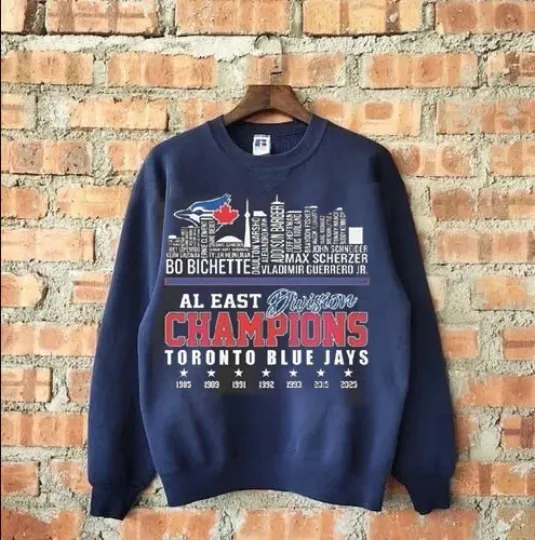 Discover Al East Division Champions Toronto Blue Jays  Sweatshirt Reprint