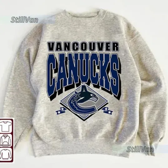 Discover Vancouver Canucks NHL Hockey Ash Color Sweatshirt Unisex