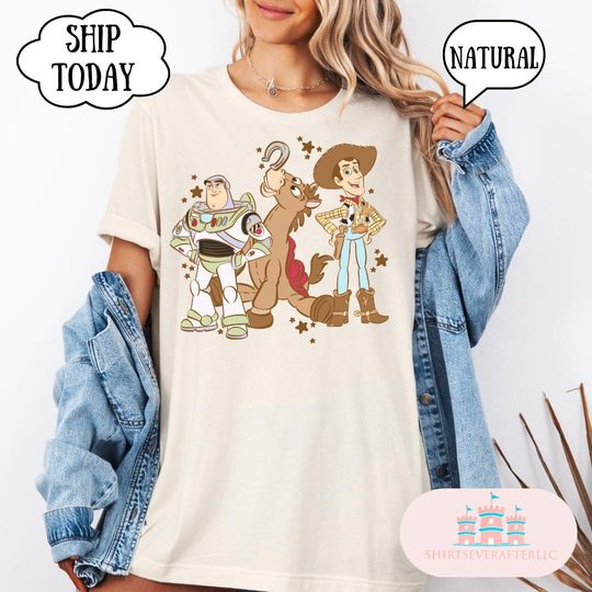 Discover You've Got A Friend In Me T-shirt, Vintage Toy Story Disney Tee, Checkered Disney T-shirt for Kids