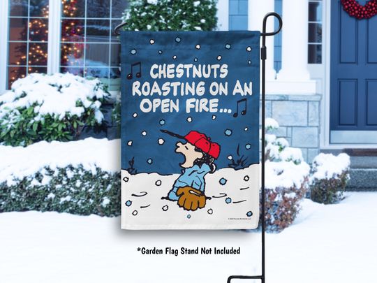 Discover Peanuts Lucy Funny Christmas Garden Flag, Outdoor Holiday Yard Decor