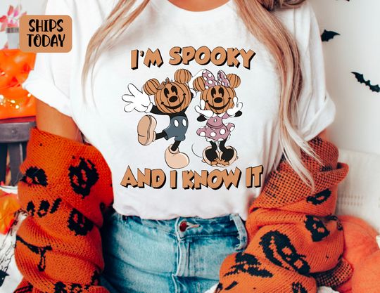 Discover Spooky Halloween Fall Mouse Family T-Shirt for Adults and Kids