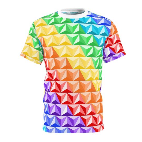 Discover Rainbow World of the Future 3D T-Shirt, Running Costume and Cosplay