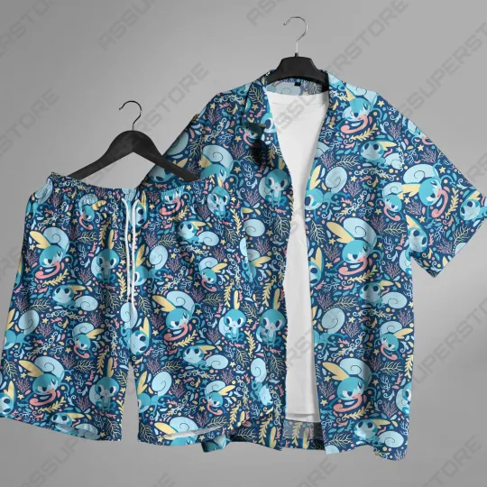 Discover Sobble Hawaiian Button-Up Shirt Water Sobble Hawaiian Shirt