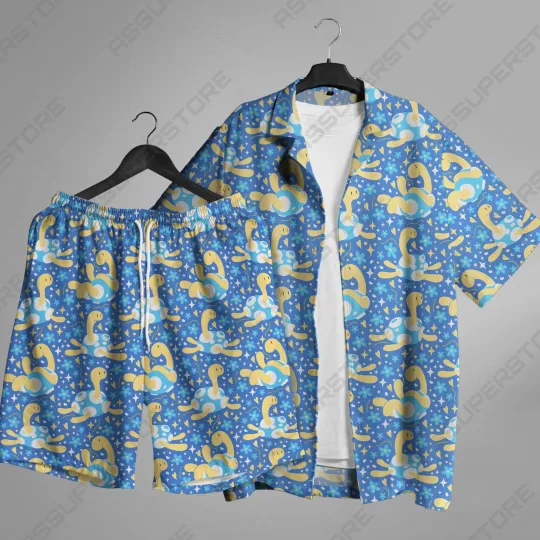 Discover Shuckle Hawaiian Button-Up Shirt, Short Sleeve Hawaiian Shirt and Short, Gift