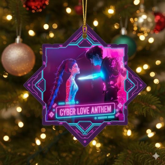 Discover Kpop Demon Hunters Ornament, Couple Kpop Hunters Keepsake, Saja Boys Christmas Ornament, Huntrix Christmas Ornament, Gifts For Kpop Fan