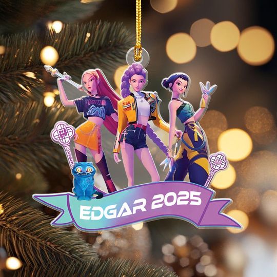 Discover Huntrix Kpop Demon Hunter Acrylic Ornament, Custom Huntrix Ornament, Decor Acrylic Ornament, Kpop Demon Hunter decor trending