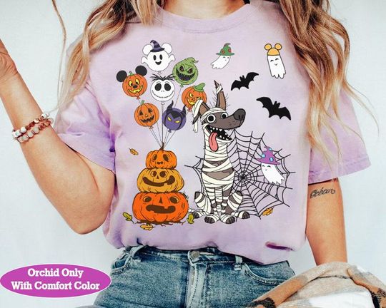 Discover Disney Pixar Coco Dante Mummy Costume Halloween T-Shirt, Disney Coco Dante Dog Halloween Shirt , Disney Halloween Matching Family Trip Shirt