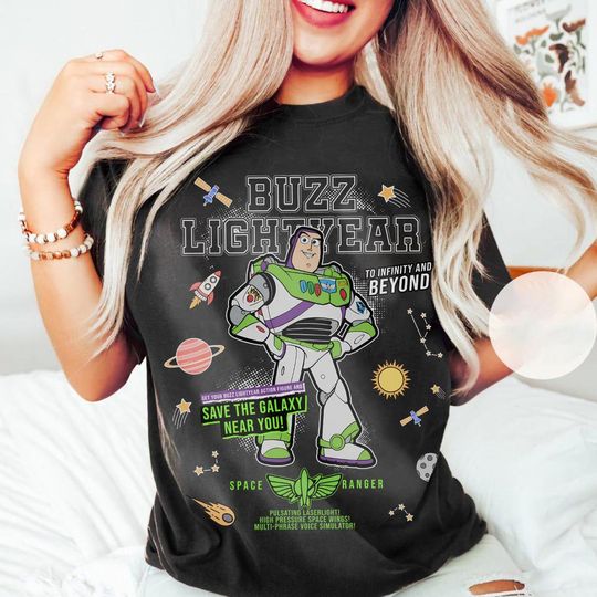 Discover Disney Toy Story Buzz Lightyear To Infinity and Beyond T-Shirt, Disney Buzz Lightyear Space Ranger Shirt, Disney Trip Matching Family Shirt