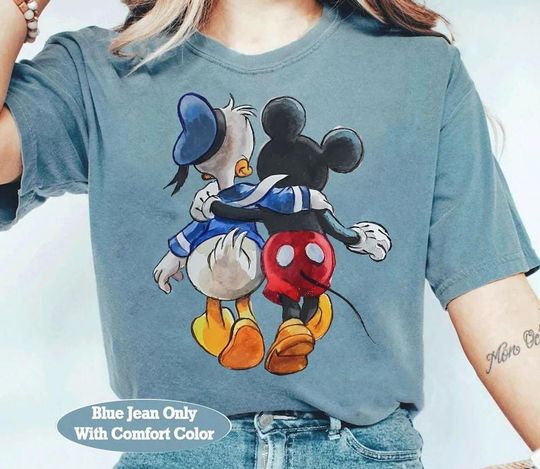 Discover Disney Mickey and Donald Friends T-Shirt, Disney Best Friends Shirt, Disney Trip Matching Family Shirt, Disney Trip Gift Outfits