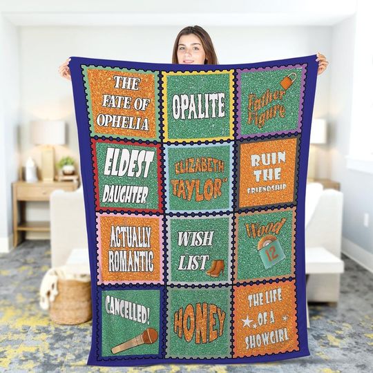 Discover Custom color Showgirl Blanket: Cozy Dance Blanket, Gift for Her, Christmas Gift