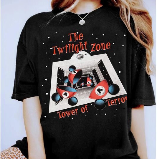 Discover Disney The Hollywood Tower Hold On To Your Hat Mickey Hat Shirt, Disney Trip Matching Family Shirt, Hollywood Studios Twilight Zone Shirt