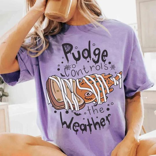 Discover Disney Pudge Controls The Weather Costume Halloween T-Shirt ,Disneyland Halloween Matching Family Shirt, Lilo & Stitch Pudge Mummy T-Shirt