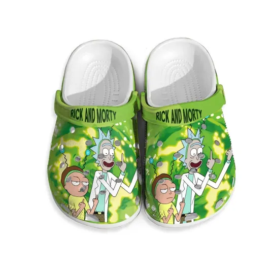 Rick And Rickandmorty Clogs, Rick Rickandmorty Character Clogs