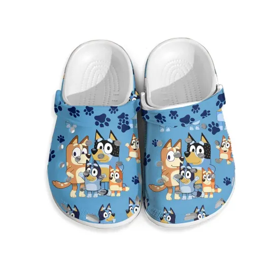Discover BlueyDad Family Clogs For All Ages, Birthday Gift Cartoon