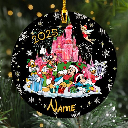 Discover Personalized Mouse And Friends Christmas Ornament 2025 Christmas Tree Decor