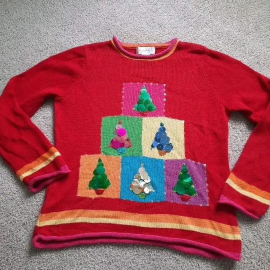 Discover Susan Bristol Ugly Christmas Sweater  Womans XL  See Photos & Read Description