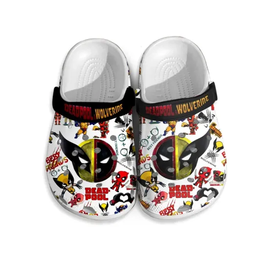 Deadpool And Wolverine Best Friends Clogs Shoe