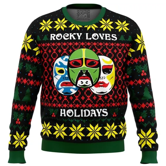 Discover 3 Ninjas Rocky Loves Holidays Ugly Christmas Sweater Festive Gift for Movie Fans