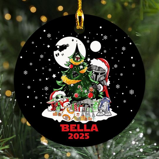 Discover Personalized Star Wars Christmas Ornament, Custom Star Wars Family Christmas Tree Decor, Galaxy Edge Keepsake, Hero Xmas Gift For Kid